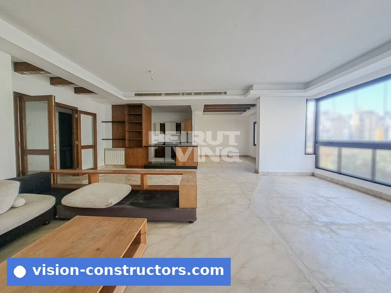 Apartment Spacious Flat | Stunning Finishing | Terrace | 2 PKG for sale in Achrafieh