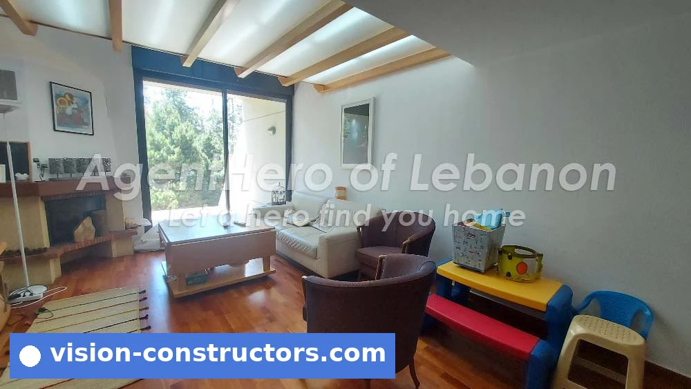 Cosy Duplex Chalet | Pool & Gym for rent in Faqra