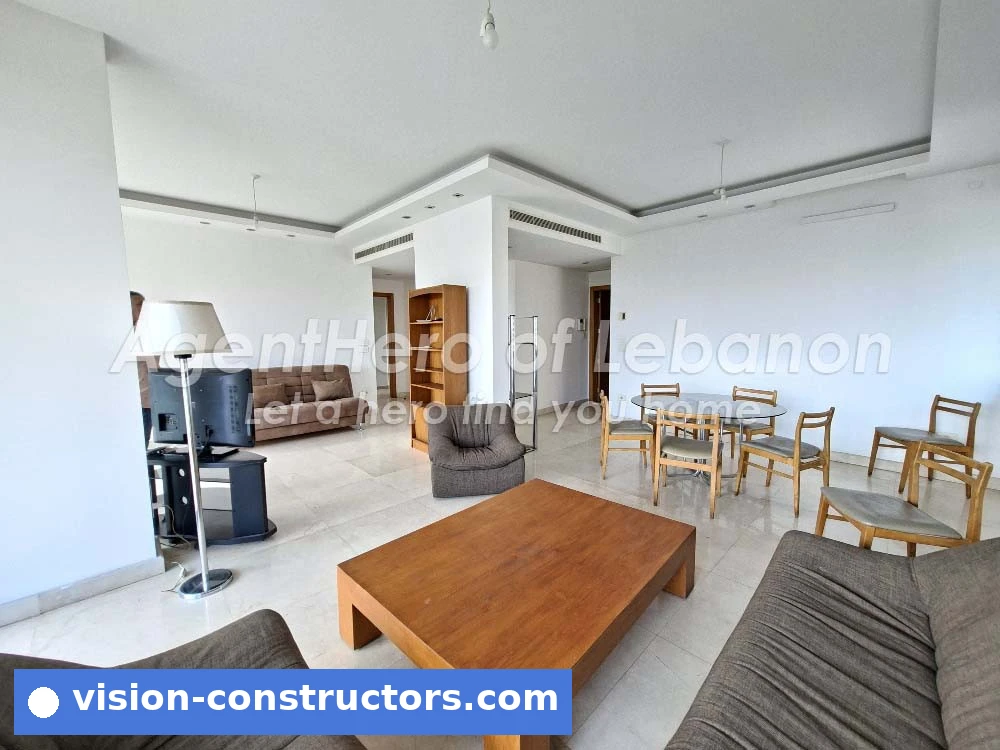 Apartment 3BR Apt. | Large Balcony | Choose Your Own Furniture for rent in Achrafieh
