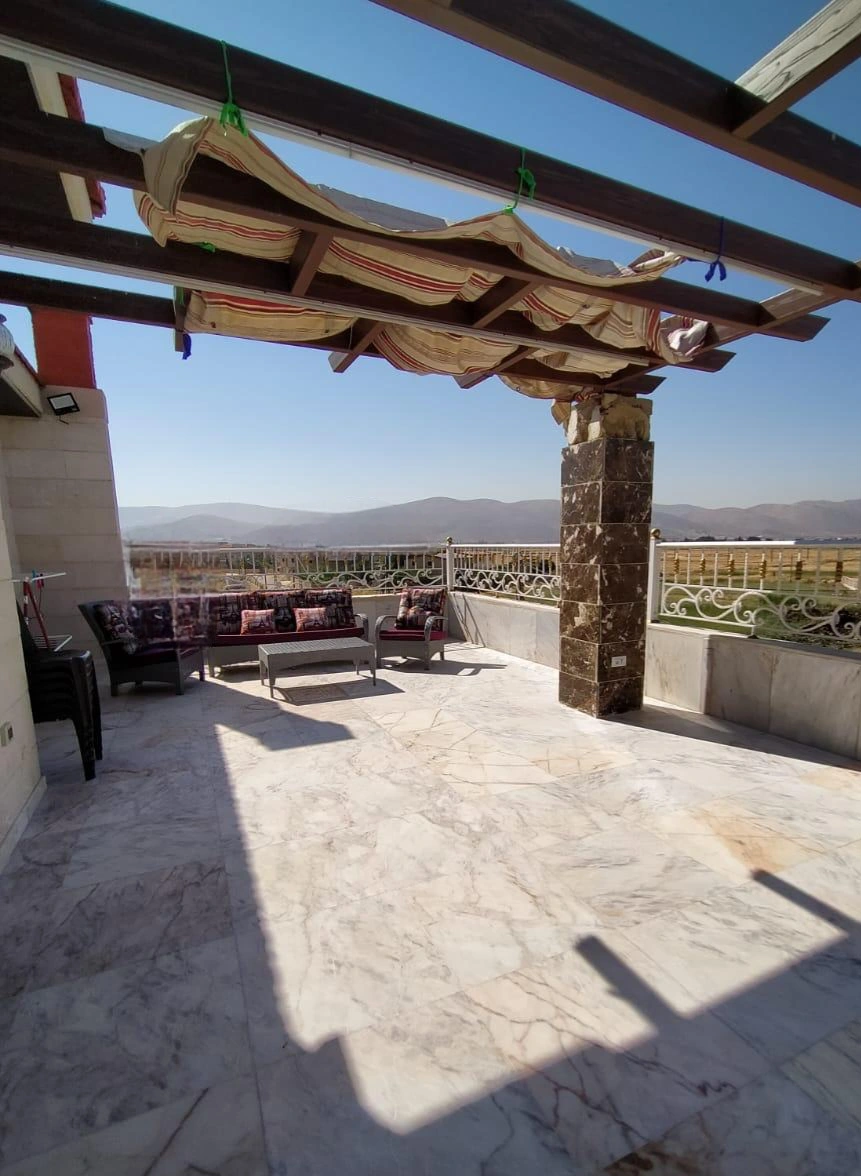 Majdel anjar luxury triplex villa uncompleted, with big terrace