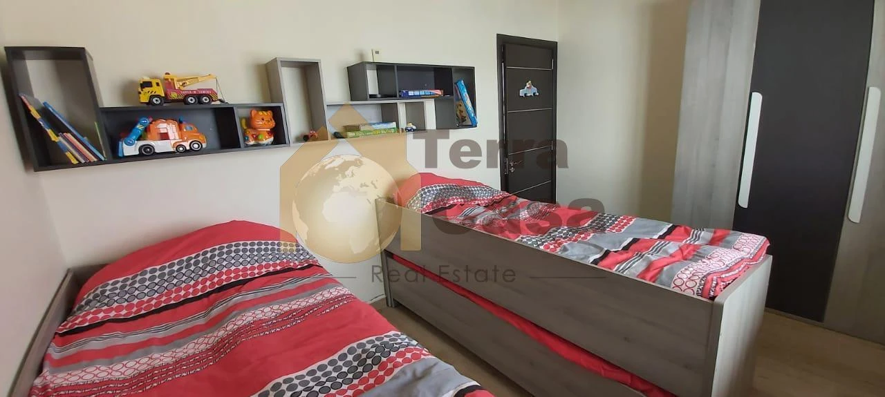 Fully furnished chalet in zaarour for sale in a new building