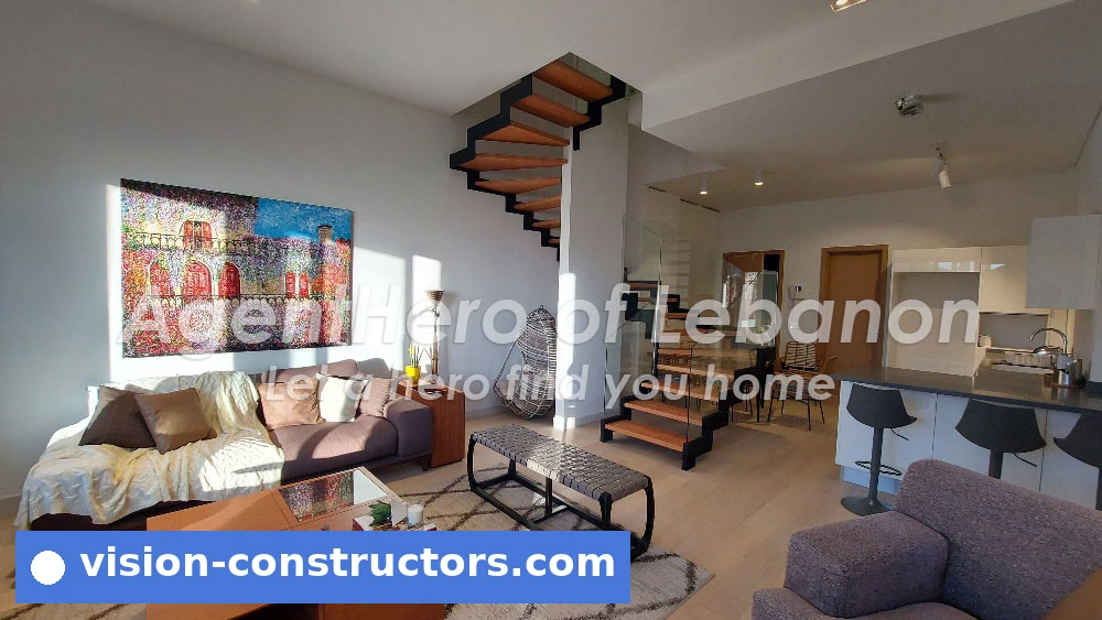 Chalet Large Terrace | Pool + Gym | Stunning View for rent in Faqra