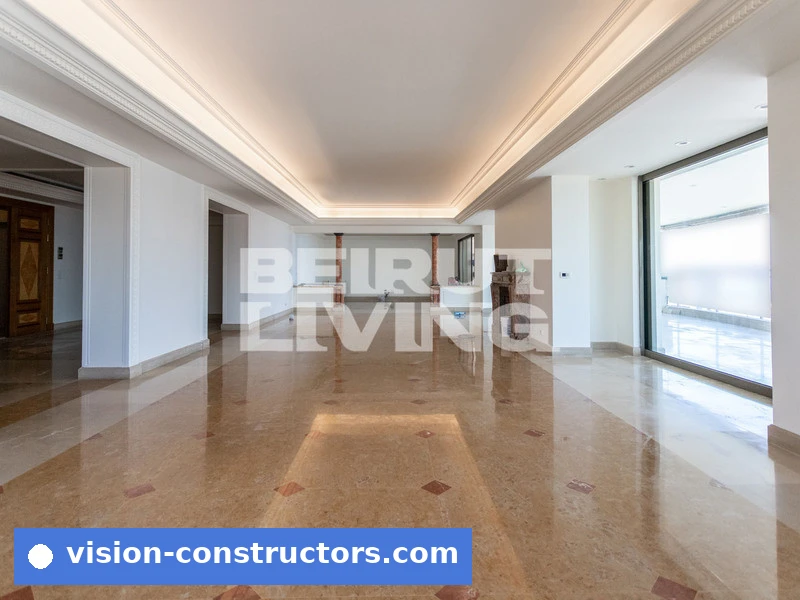 Apartment Charming & Luxurious | Terrace | Open Sea View | 24/7 for rent in Achrafieh