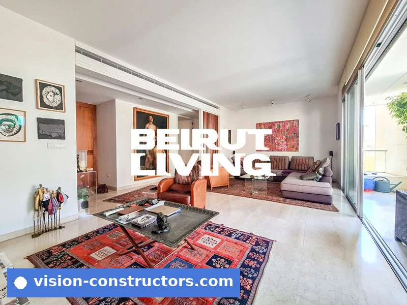 Apartment Beautifully Furnished | Fiber Optic | Central | Open Balcony for sale in Achrafieh