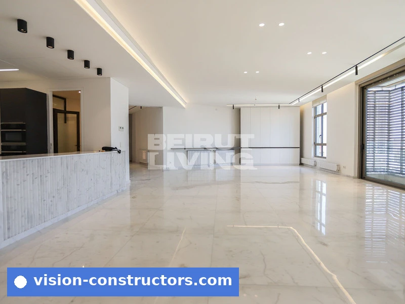 Apartment Spacious | High End | Huge Terrace | Sea View for rent in Achrafieh