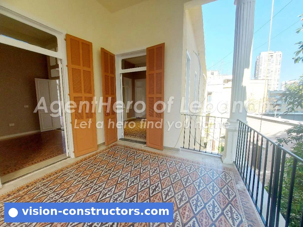 Apartment Charming Apt. |Traditional Building | Large Balcony for rent in Achrafieh