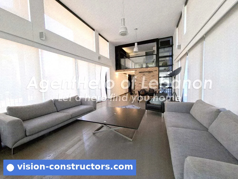 Apartment Unique Loft | Stylish Building | Pool & Garden for rent in Achrafieh