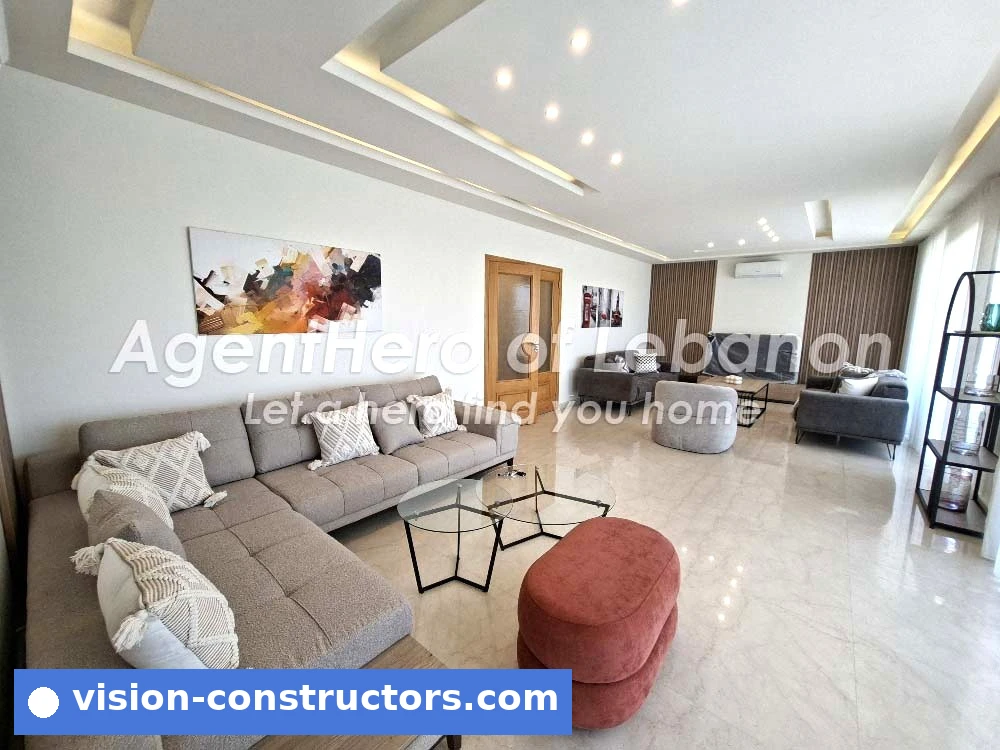 Apartment Newly Furnished | Large Terrace | Sea View for rent in Achrafieh