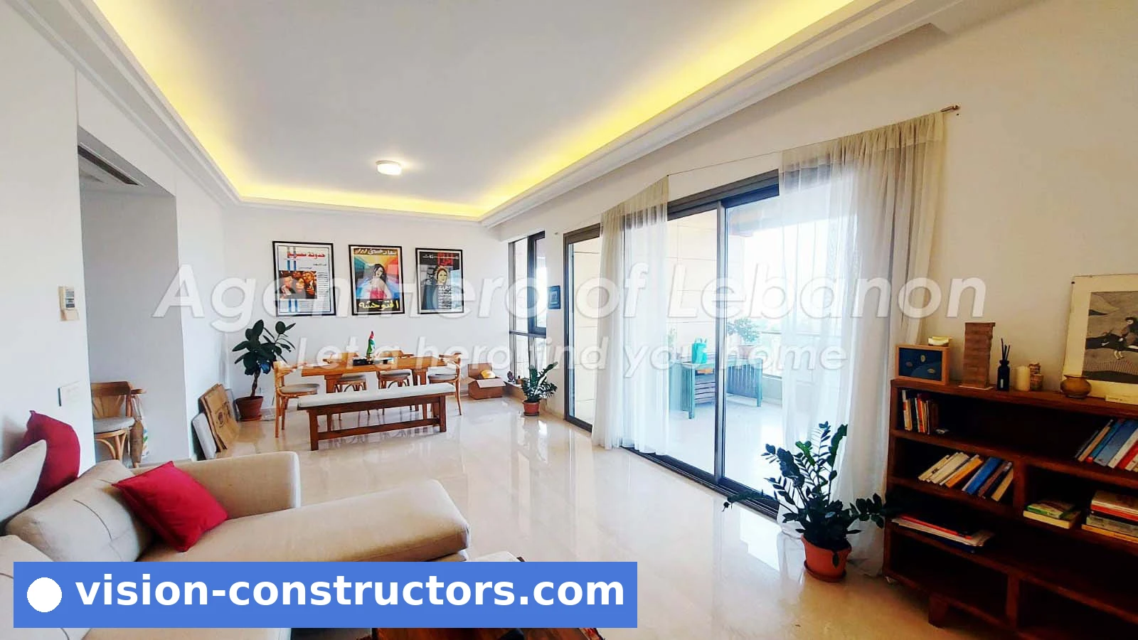 Apartment Front Sea View | Large Balcony | Prime Location for rent in Achrafieh