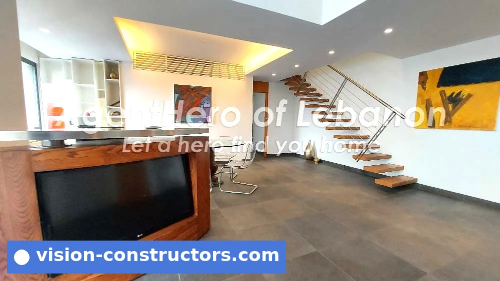 Apartment Lovely Loft | High Ceiling | Large Terrace for rent in Achrafieh