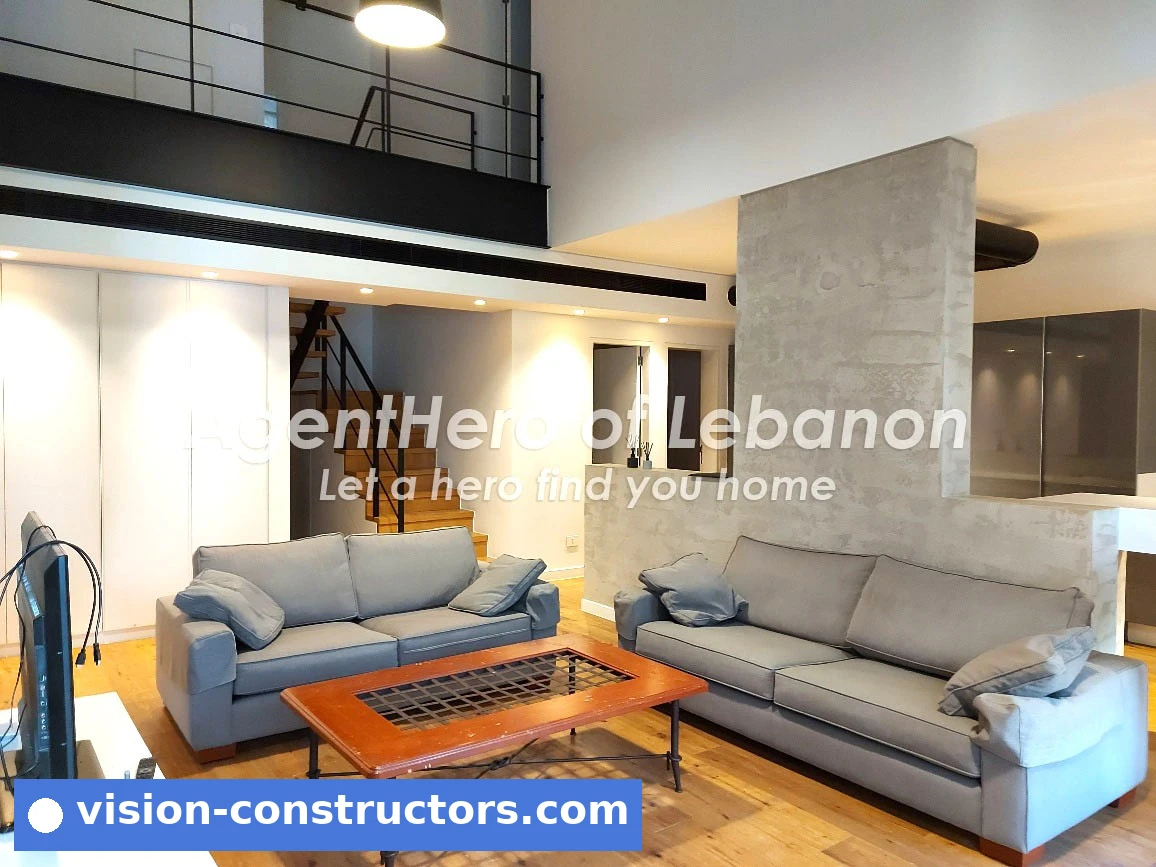 Apartment Modern Loft Duplex | Ecological Façade for rent in Achrafieh