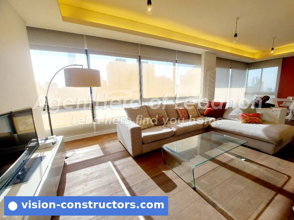 Apartment Modern | Fully Furnished | Open View | Terrace for rent in Achrafieh