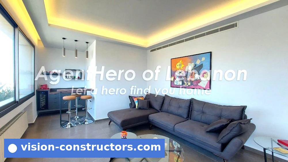 Apartment Unique Apt | Sea & Mountain View | Big Terrace for rent in Achrafieh